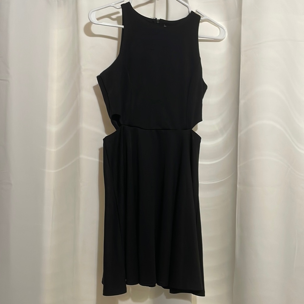 Belongsci black dress, cut outs on the side, new with tags